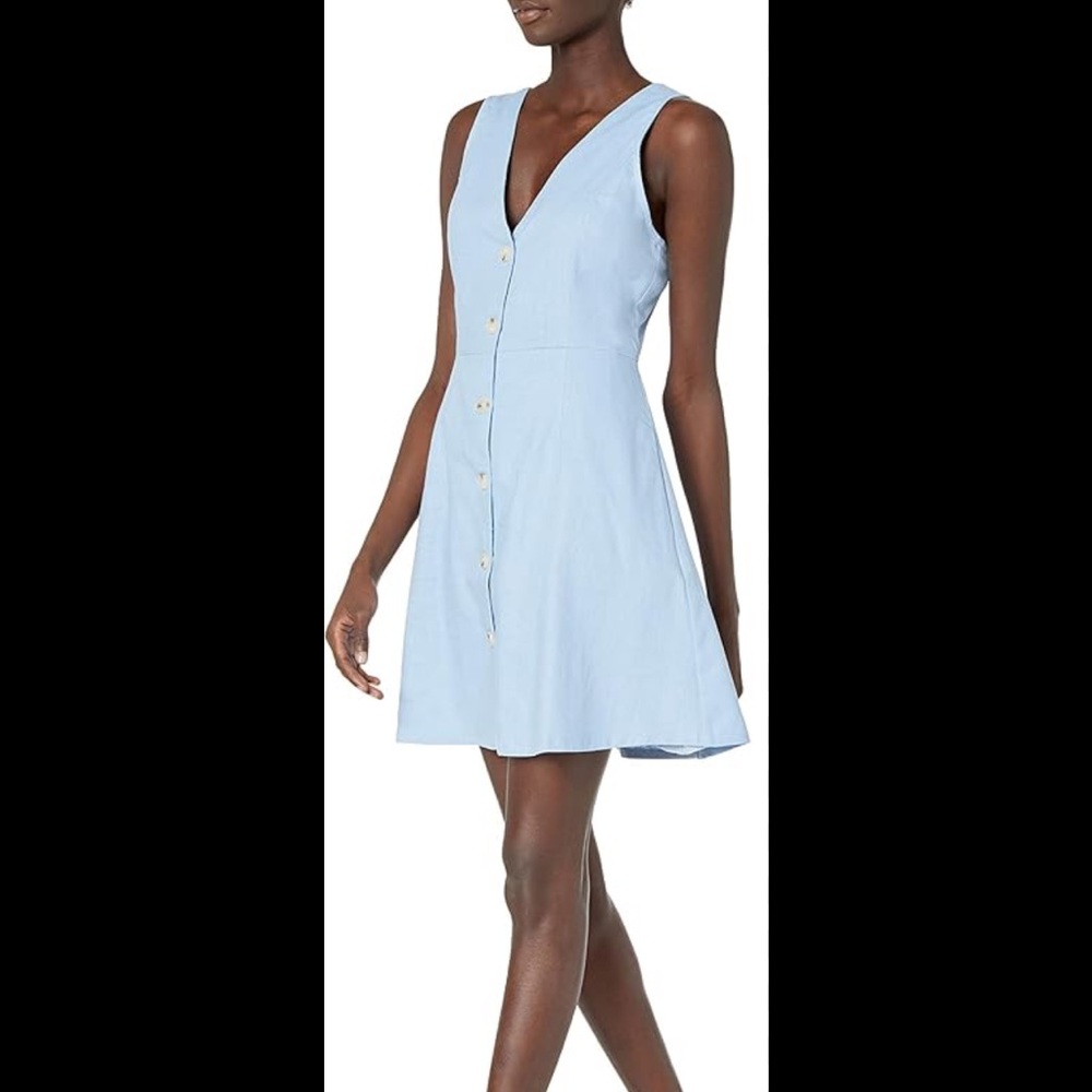 Sugar Lips Brooklyn Sleeveless Button Up Mini Dress Size Small